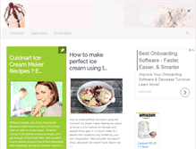 Tablet Screenshot of cuisinarticecreammakerrecipes.com